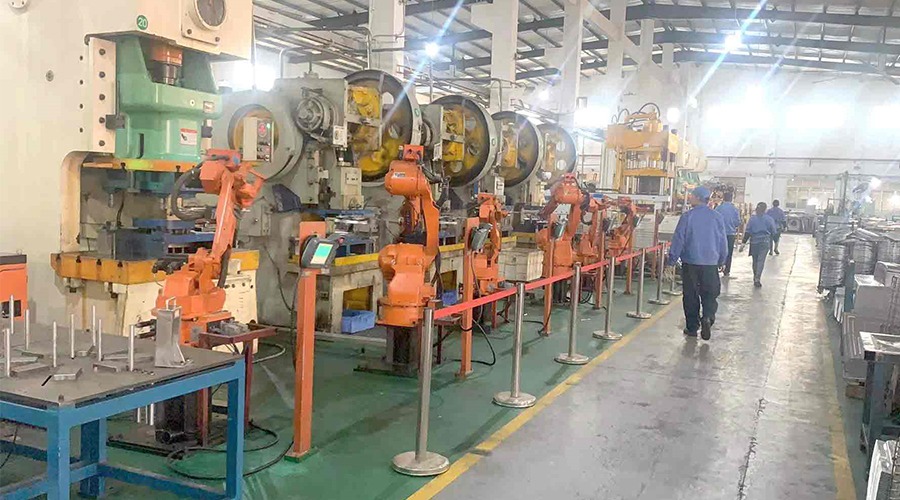 揭秘金環(huán)電器滾筒干衣機沖壓自動化生產是如何進行的？