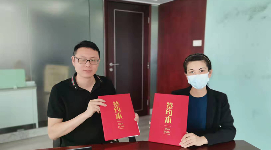 祝賀！金環(huán)電器與寧波某品牌電商客戶再次合作，簽約成功！